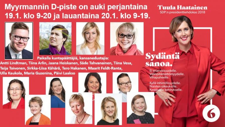 Myyrmannin D-piste aukeaa 19.1.