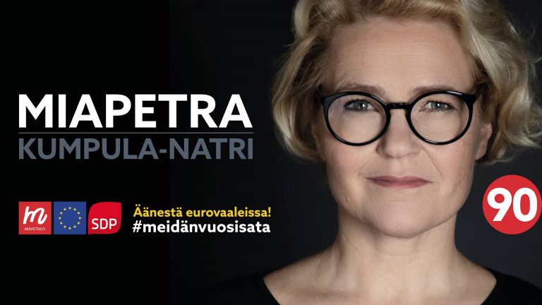 Miapetra Kumpula-Natri Paalutorilla 18.5.