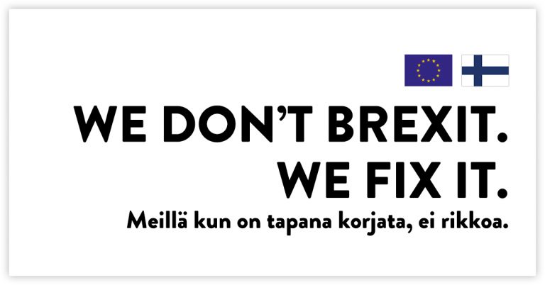 EU-vaalit tulee.