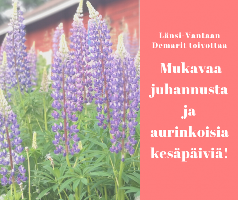 Mukavaa Juhannusta.