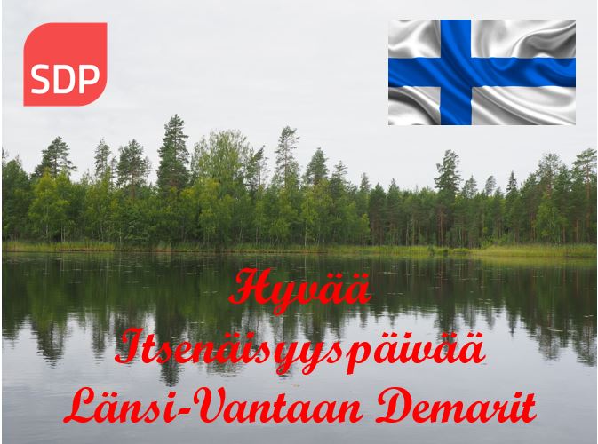 Hyvää itsenäisyyspäivää.