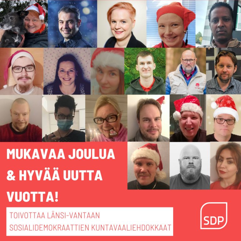 Mukavaa joulua ja hyvää uutta vuotta