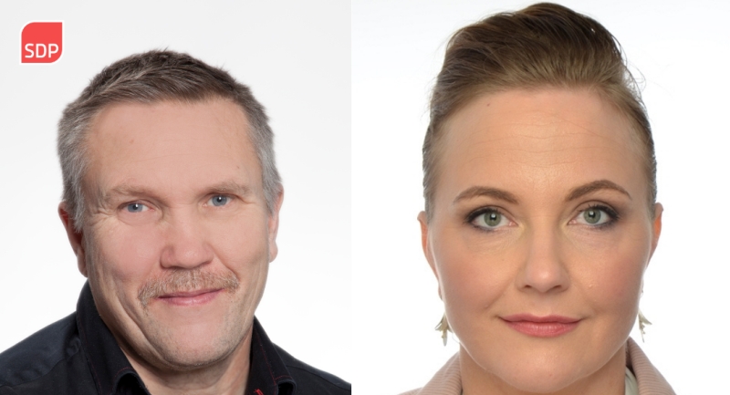 Kuntavaaliehdokkaat Henri ja Hellu esittäytyvät