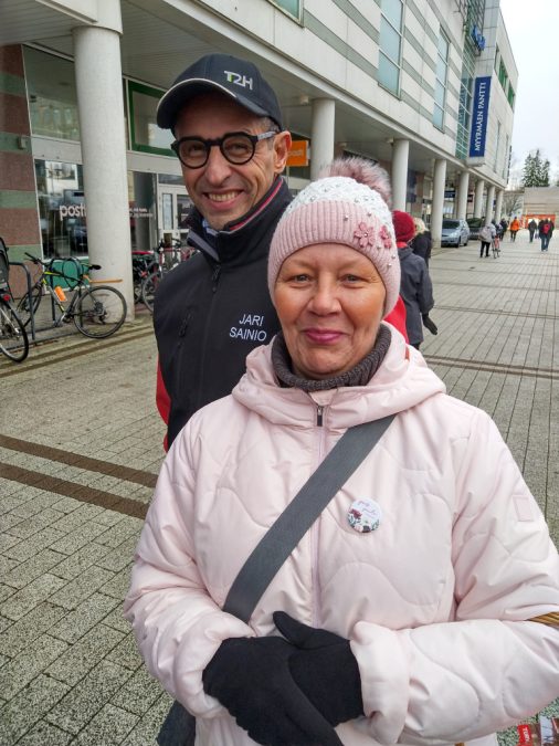 Jari Sainio ja Jaana Heiskanen