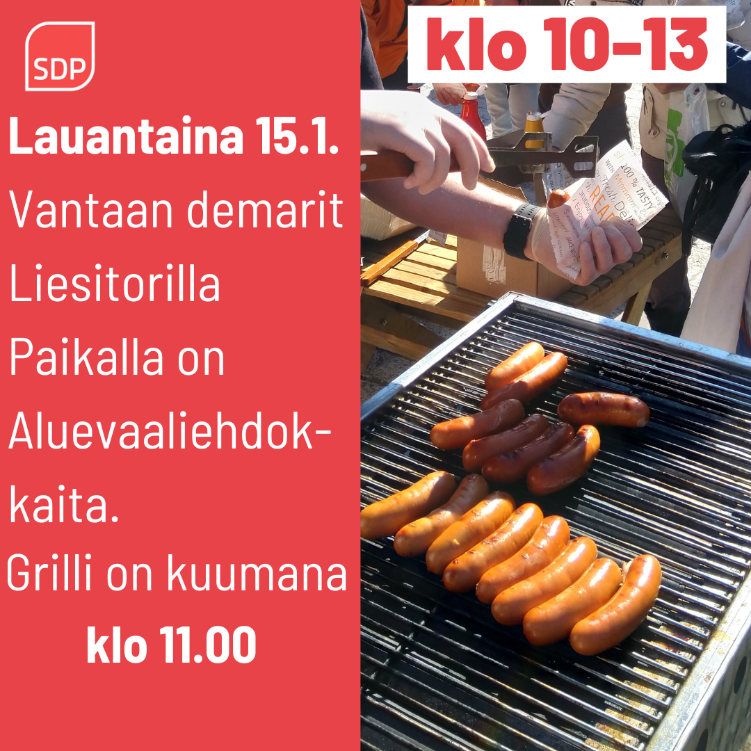 Vantaan demarit Liesitorilla lauantaina 15.1.