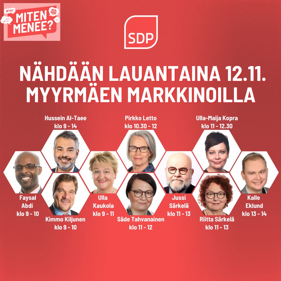 Vantaan Demarit Myyrmäen markkinoilla 12.11.