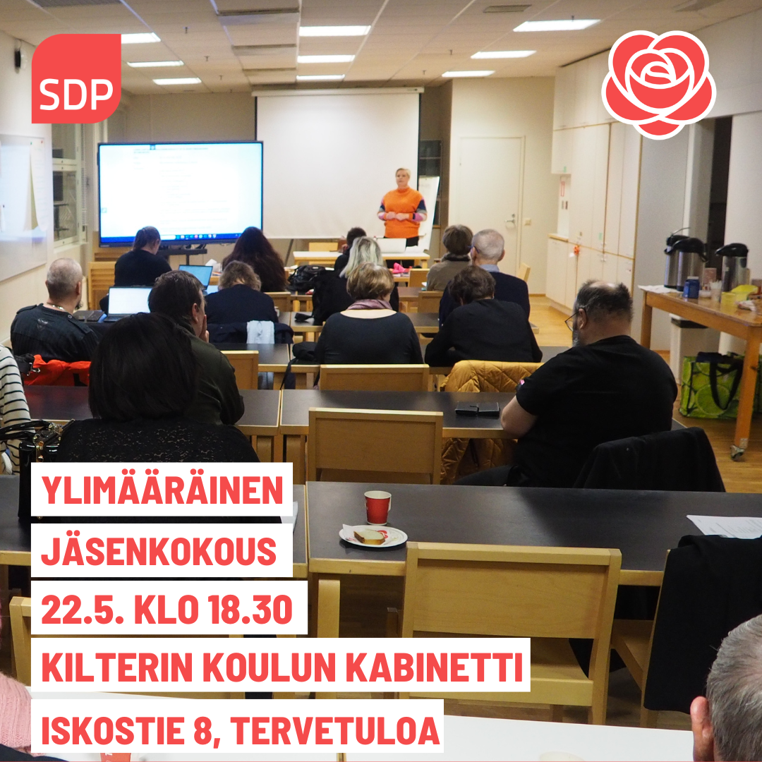 Tervetuloa ylimääräiseen jäsenkokoukseen